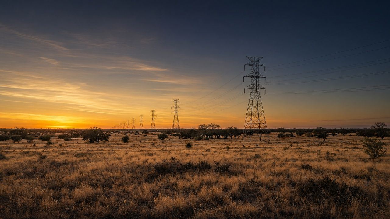 Open rangeland under a wide sky